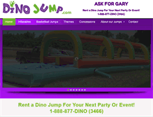 Tablet Screenshot of dinojump.com